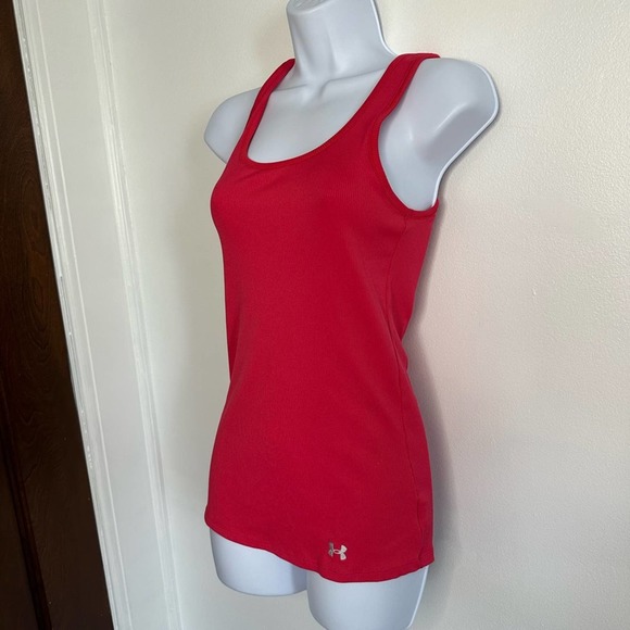 Under Armour Tops - UNDER ARMOUR Pink HeatGear Tank, Size Small